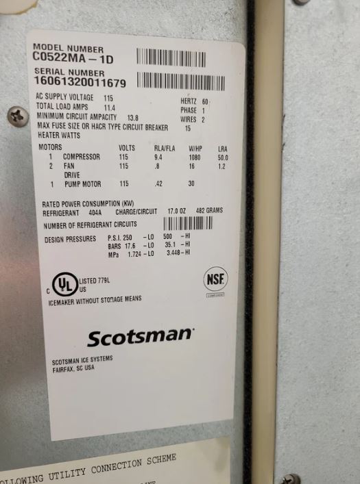 Thumbnail - Scotsman C0522MA-1D Prodigy Plus Ice Machine