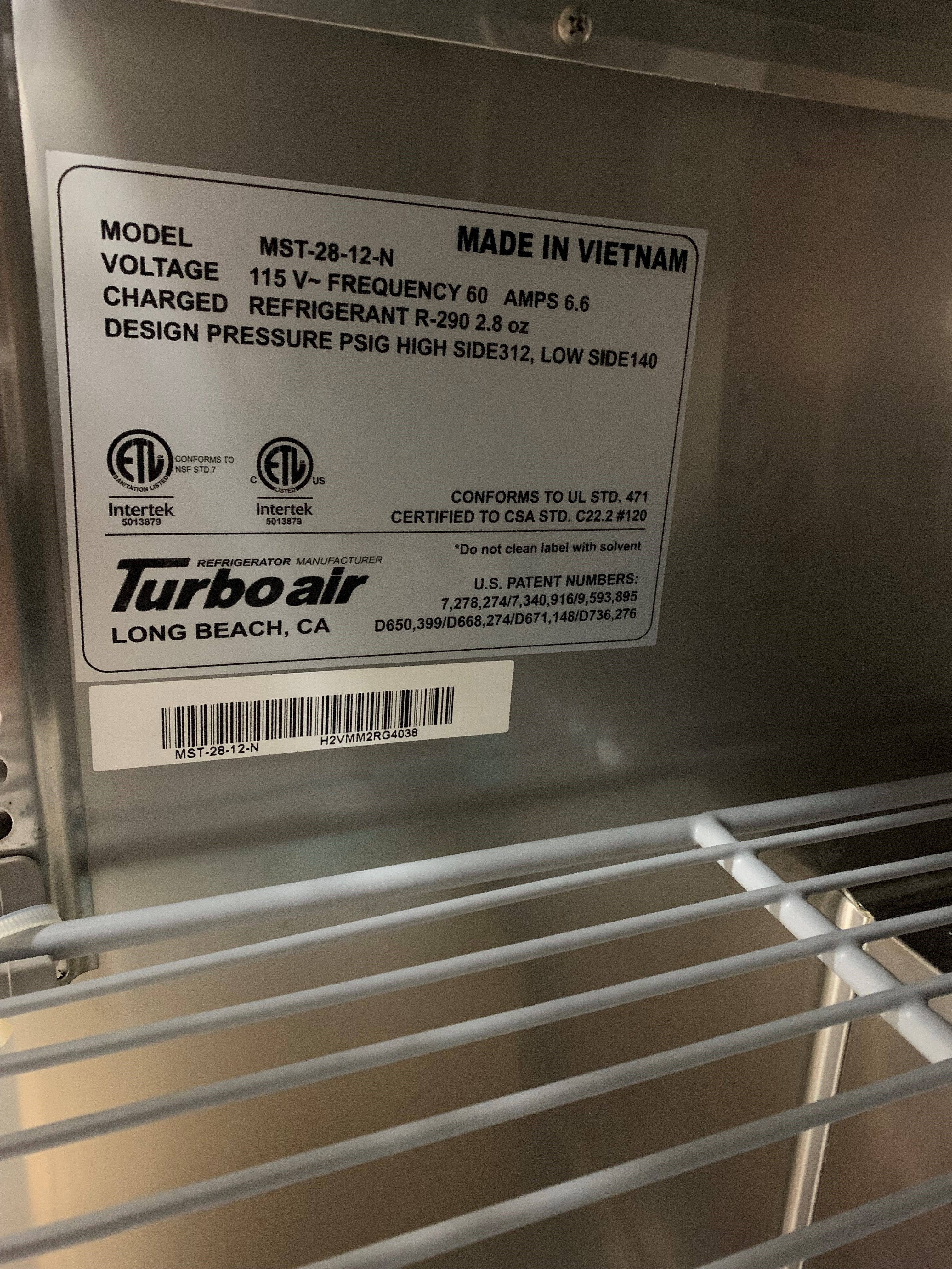 Thumbnail - Turbo Air MST-28-12-N Mega Top Unit