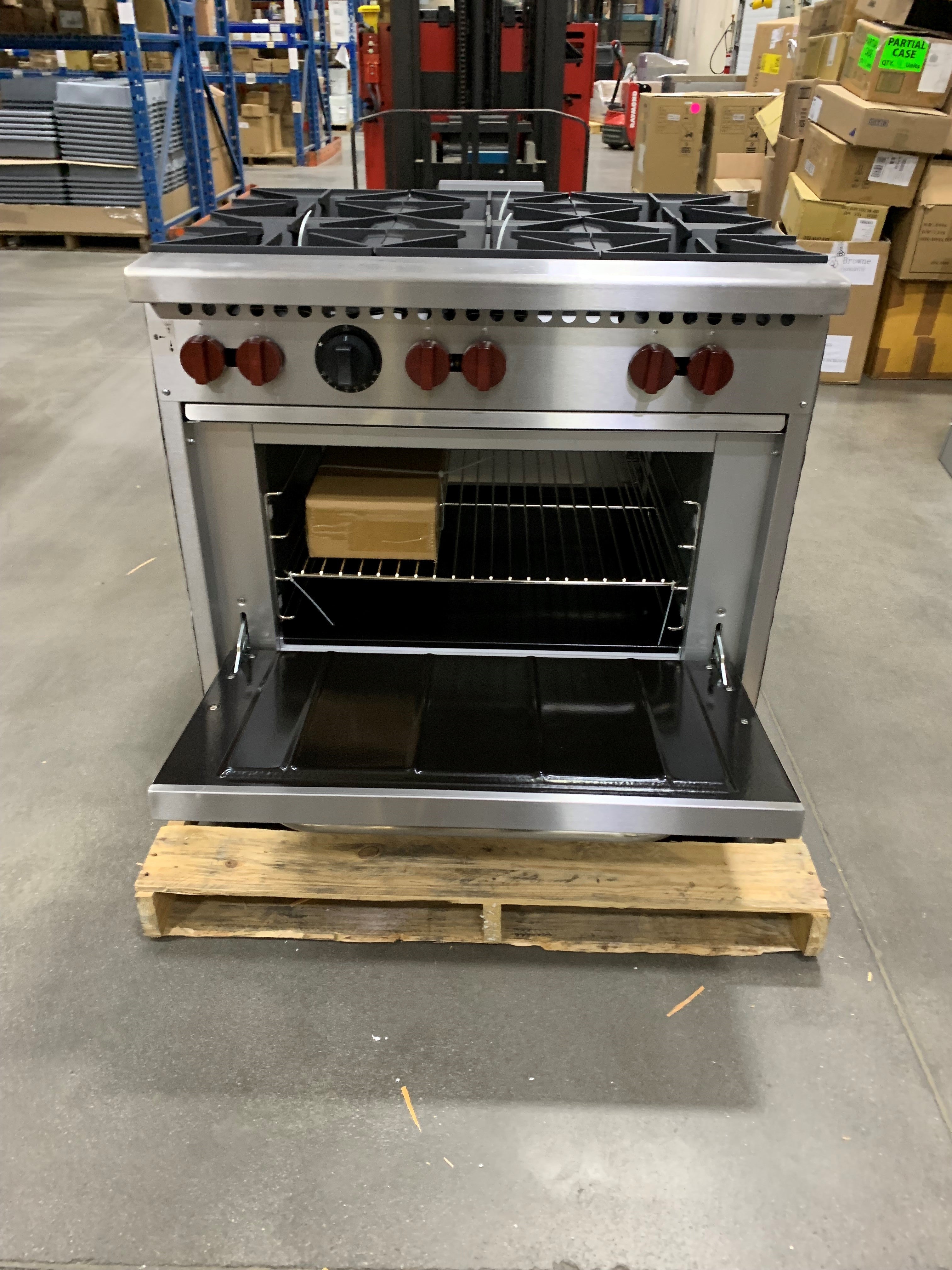 Thumbnail - Vulcan SX36-6BN Six Open Burner Range