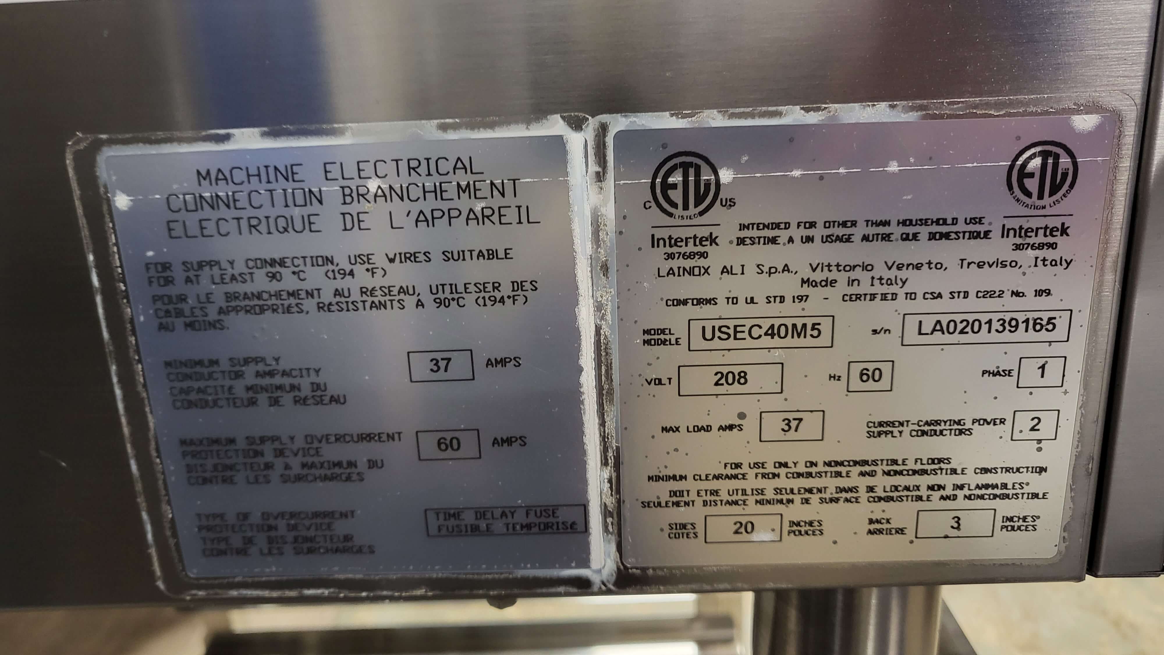 Thumbnail - Turbofan EC40M5 Electric Combi Oven (6)