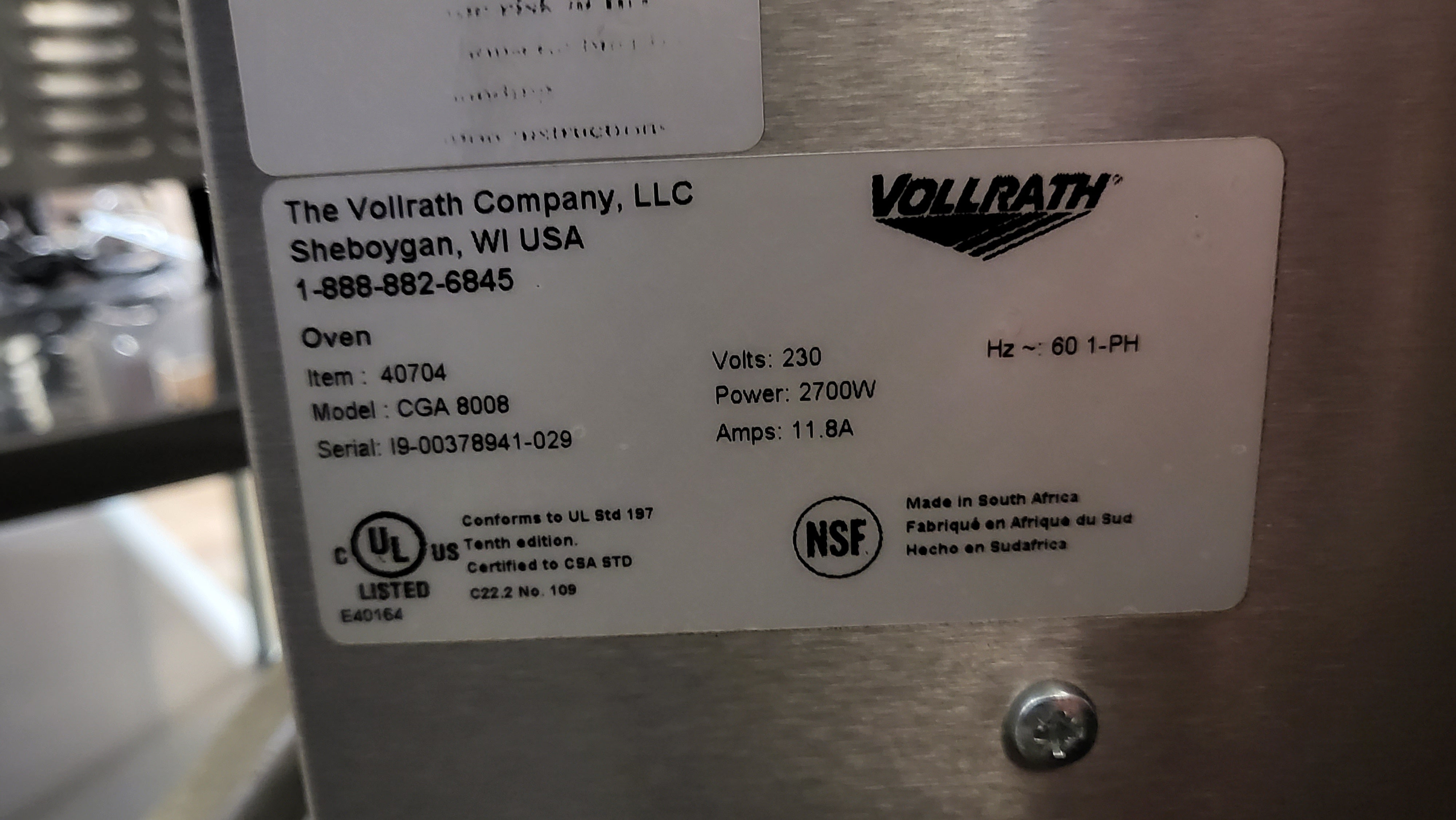 Vollrath CGA 8008 Rotisserie Oven (4)