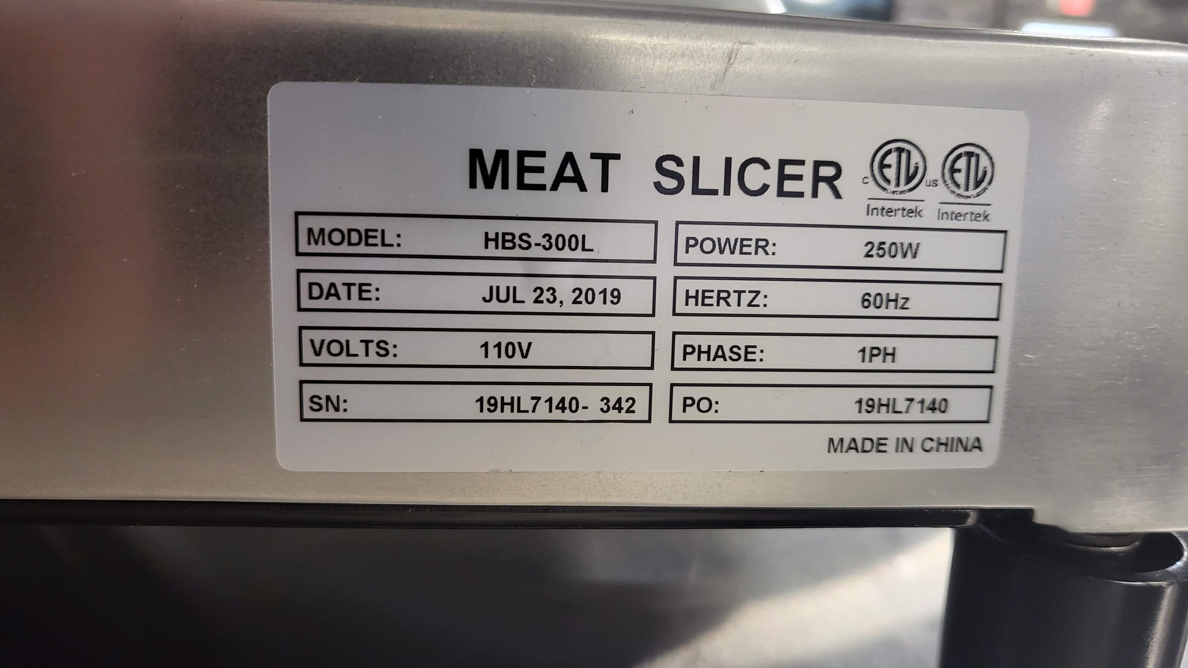 Thumbnail - Eurodib HBS-300L Meat Slicer (4)