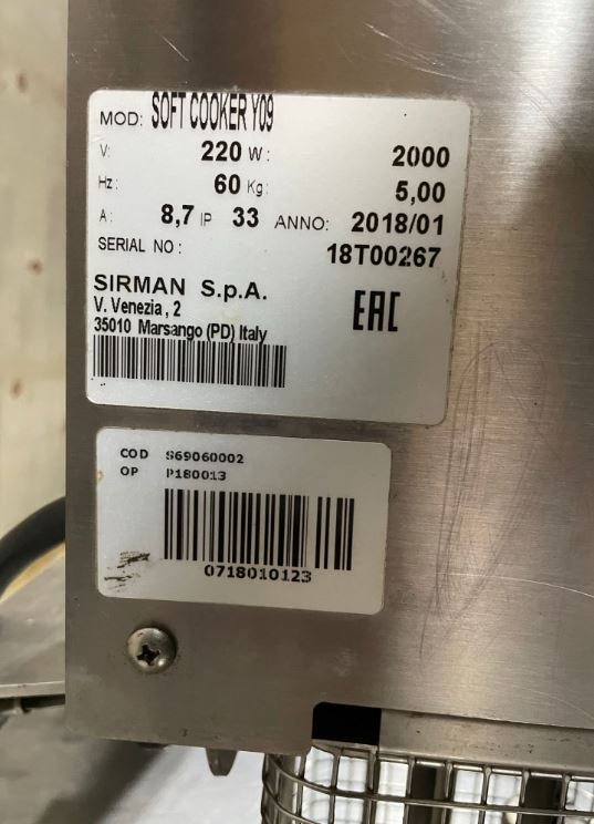 Thumbnail - Sirman Y09 Sous Vide Circulator (3)