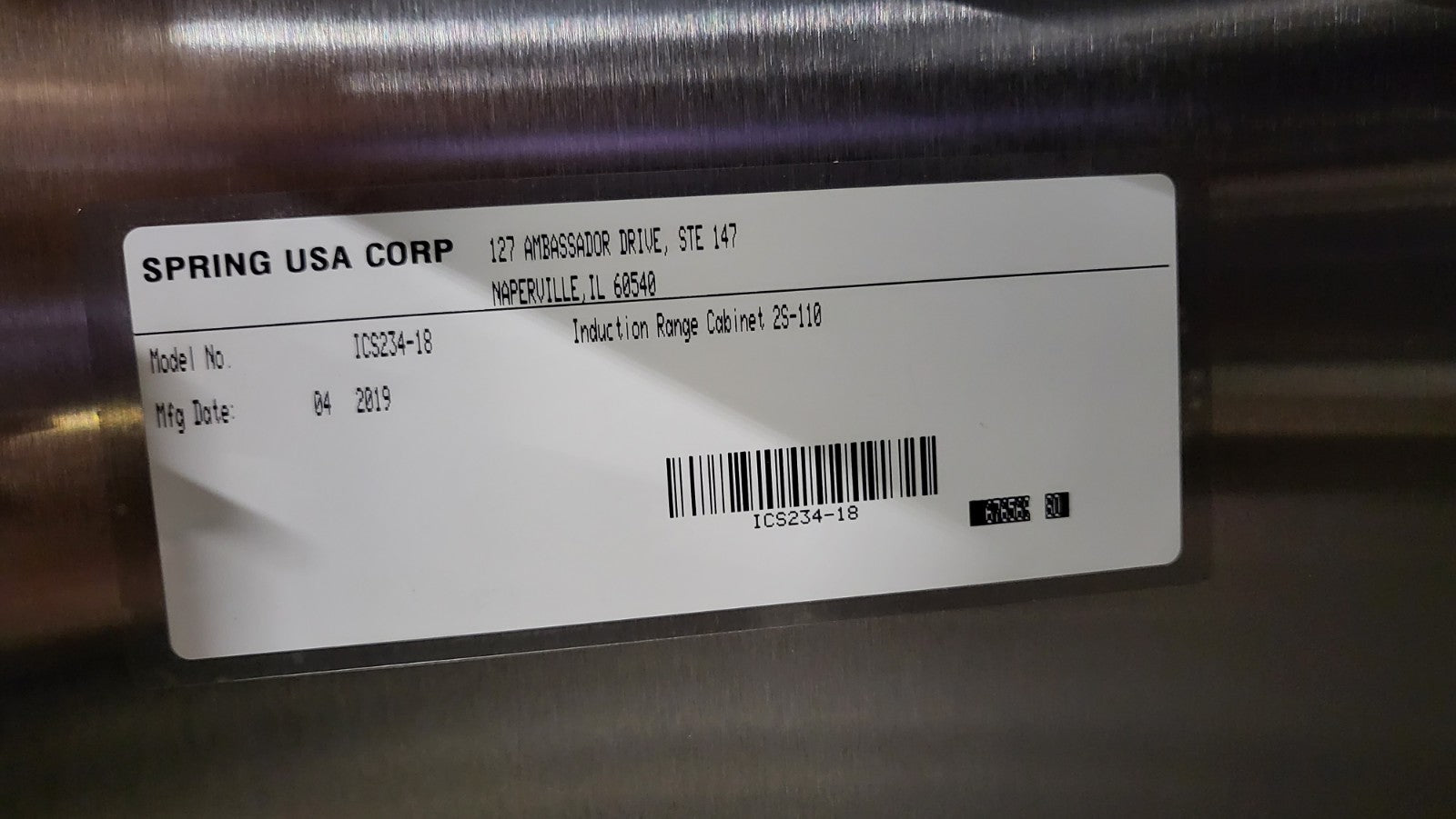 Thumbnail - Spring USA ICS234-18 Induction Range (6)