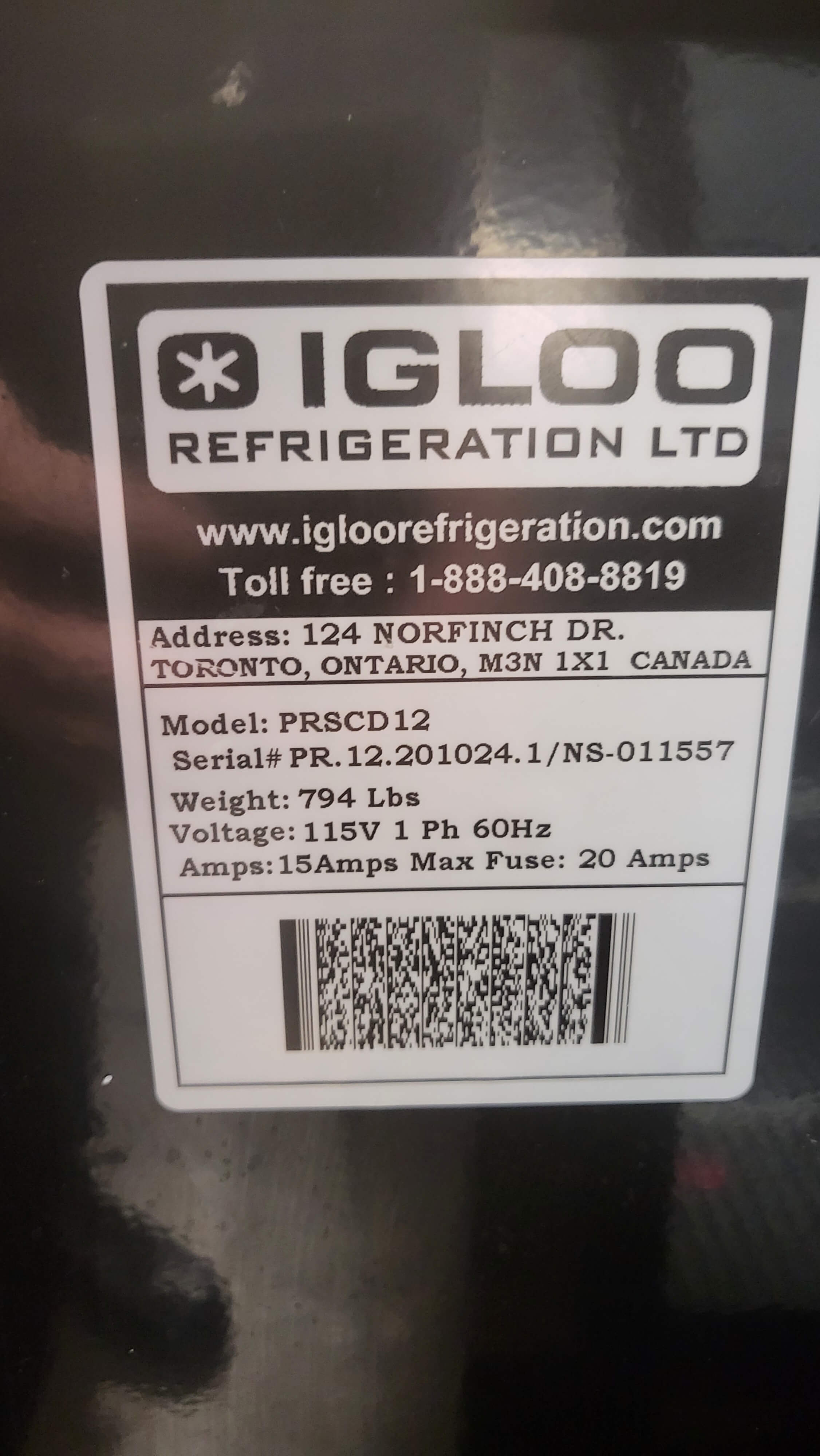 Thumbnail - Igloo PRSCD12 Refrigerated Display Case (6)