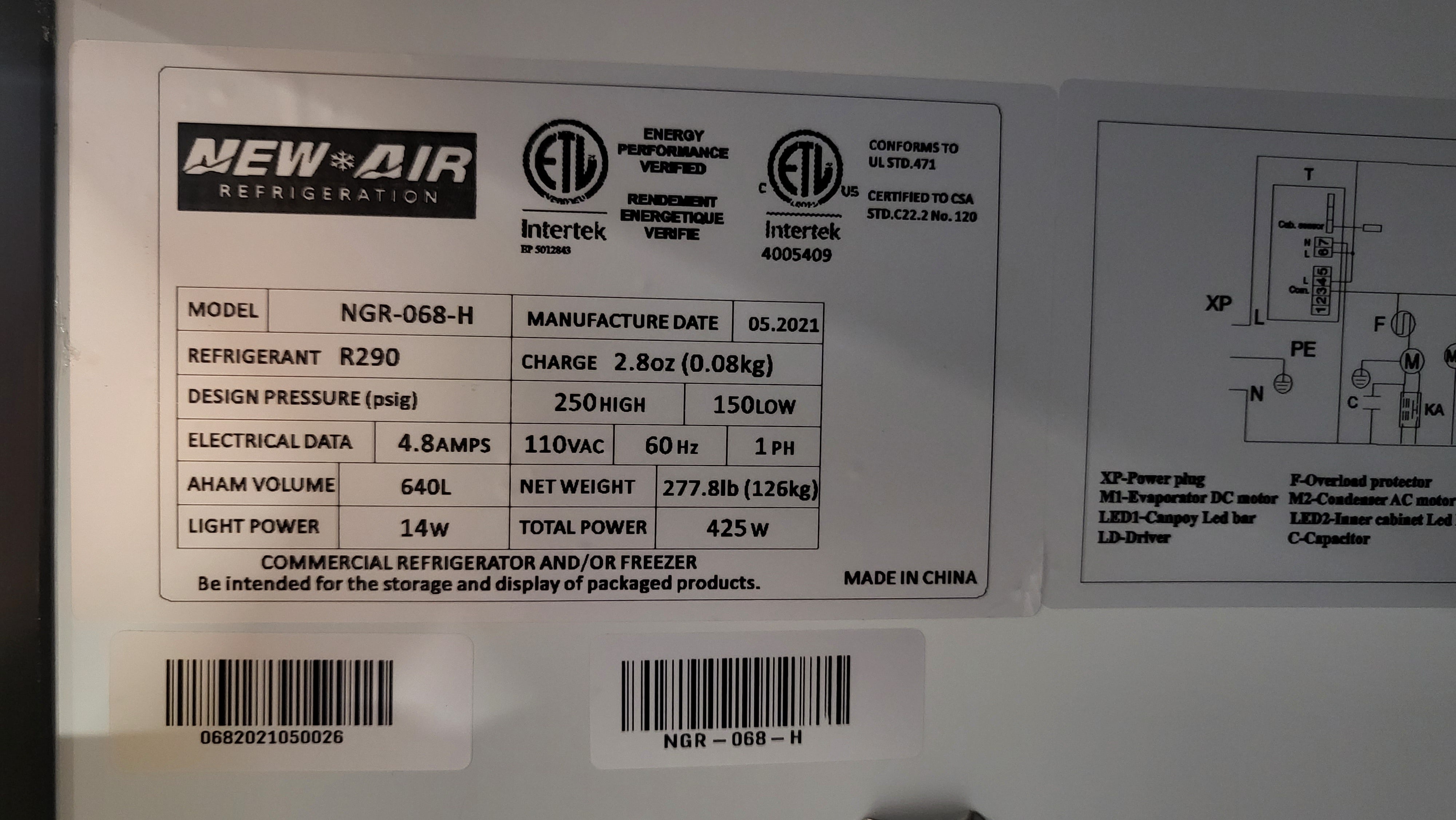 Thumbnail - New Air NGR-068-H Display Cooler (5)