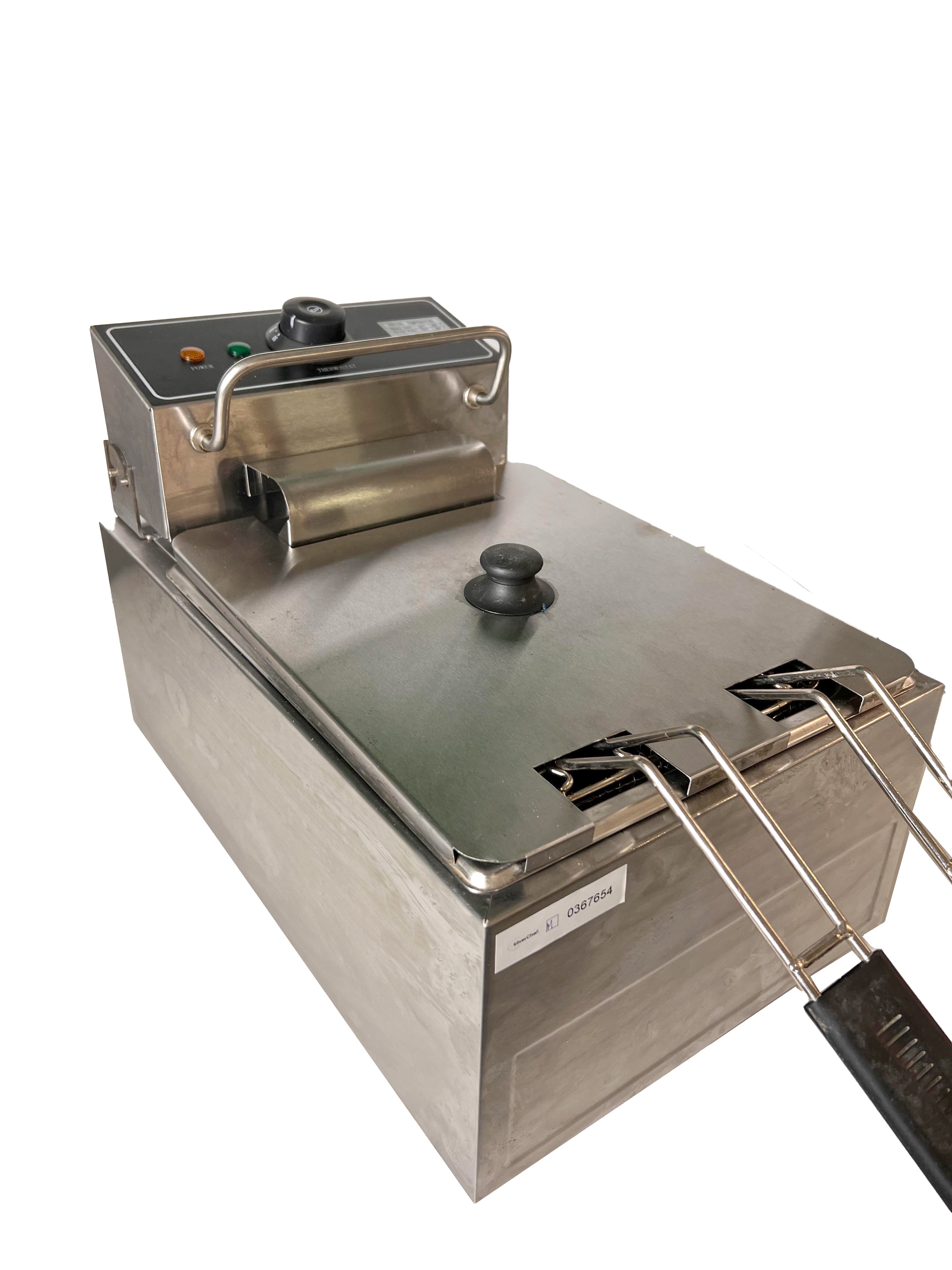 Thumbnail - Omcan LS-81A Countertop Electric Fryer (4)