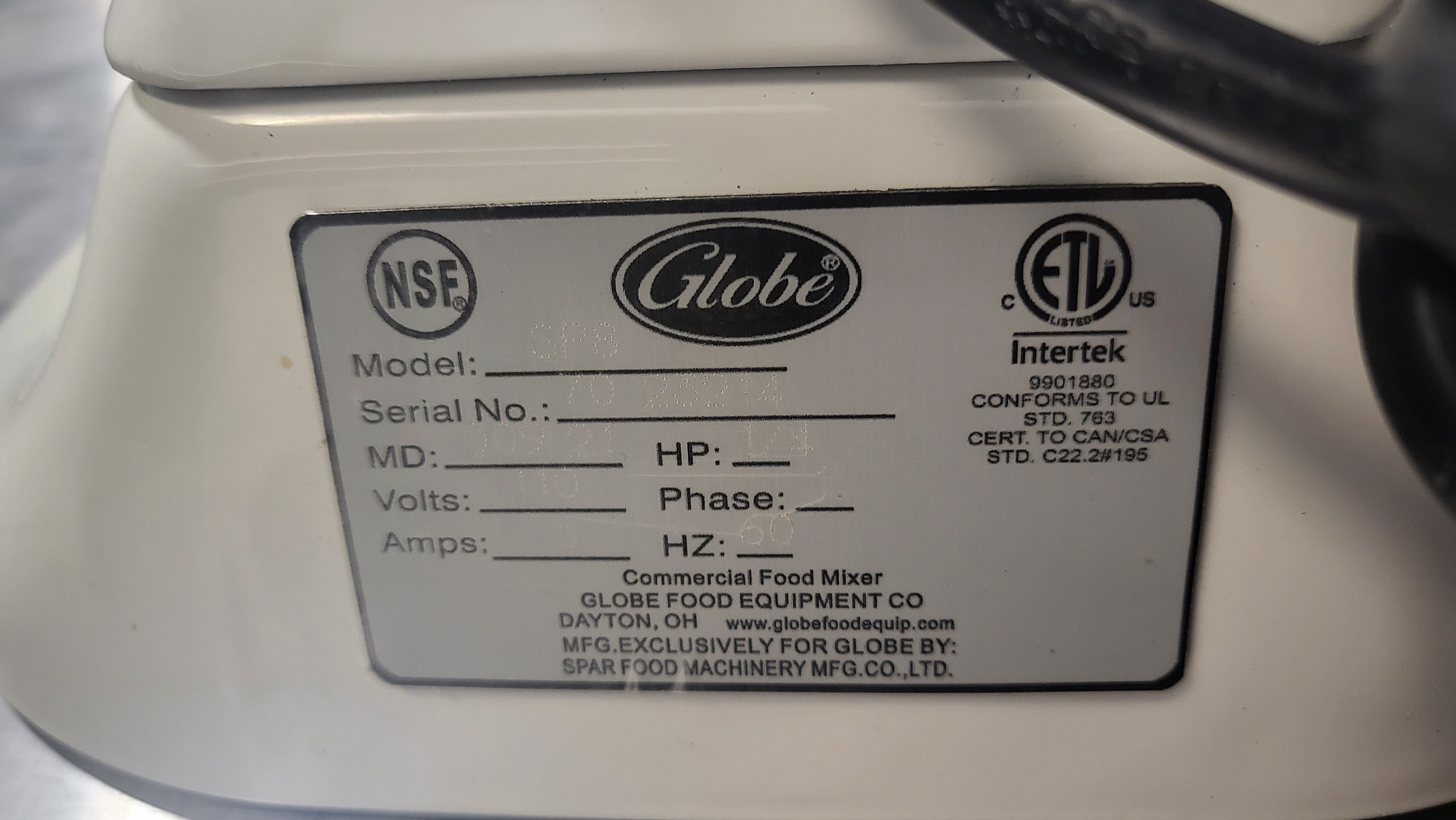 Thumbnail - Globe SP8 Countertop Mixer (4)