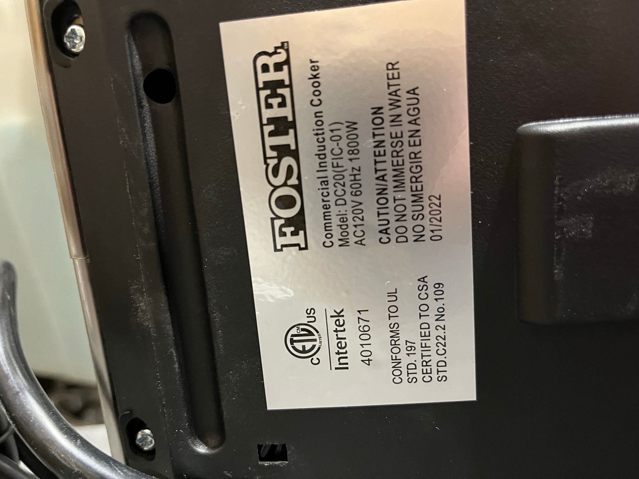 Thumbnail - Foster FIC-01 Induction Cooker (3)